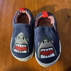 Blue and Red Shark Sneakers for Kids